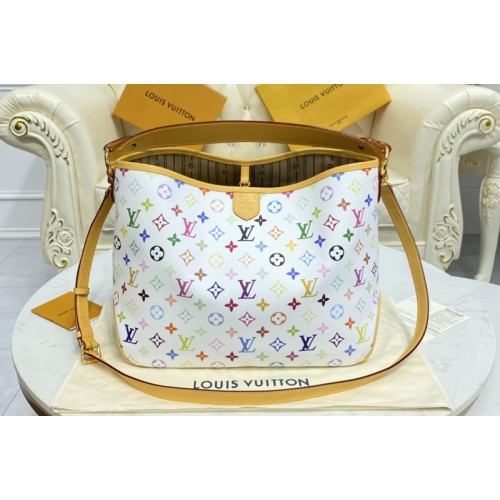 Louis Vuitton M40352 Graceful PM hobo Bag in White Monogram Multicolor