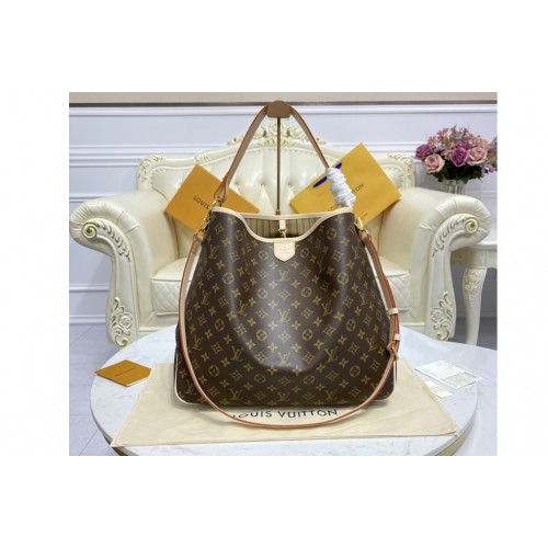 Louis Vuitton M40353 Graceful GM hobo Bag in Monogram canvas