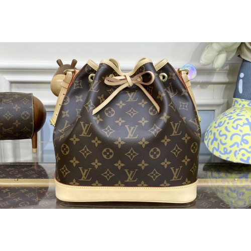 Louis Vuitton M40818 Petit Noe bucket bag in Monogram coated canvas