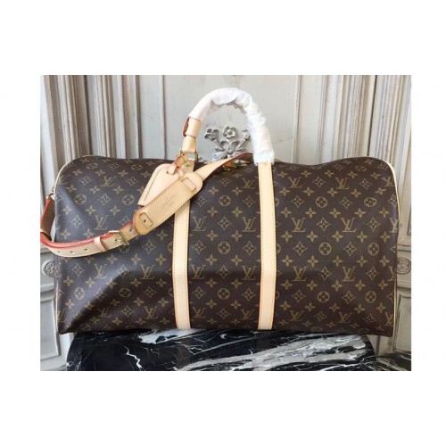 Louis Vuitton M41414 Keepall Bandouliere 55 Travelling Bags in Monogram Canvas