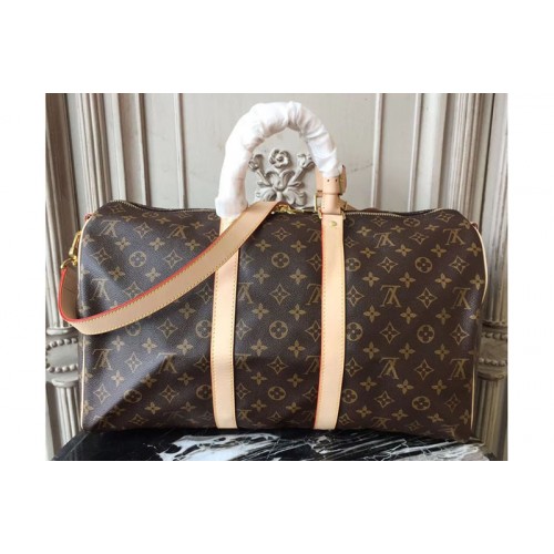 Louis Vuitton M41418 Keepall Bandouliere 45 Travelling Bags in Monogram Canvas