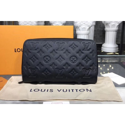 Louis Vuitton M41503 Clutch Zippy Wallet in Monogram Shadow Leather