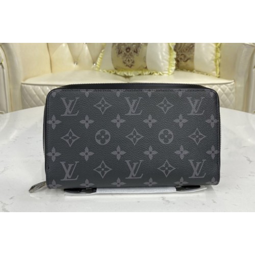 Louis Vuitton M61698 Zippy XL Wallet In Monogram Eclipse canvas