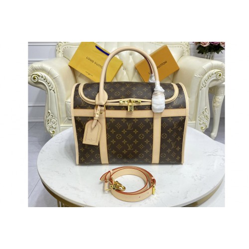 Louis Vuitton M42021 Dog Carrier 40 Bag in Monogram Canvas