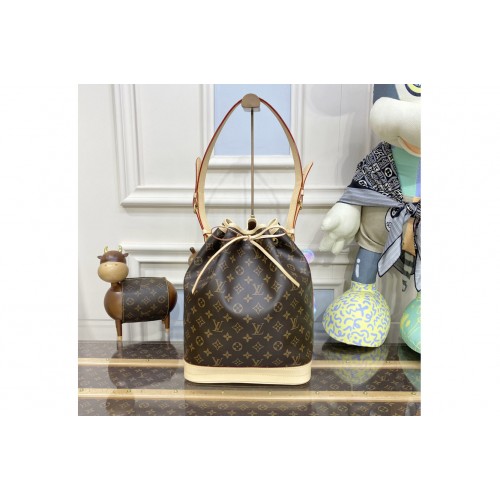 Louis Vuitton M42224 Noe bucket bag in Monogram coated canvas