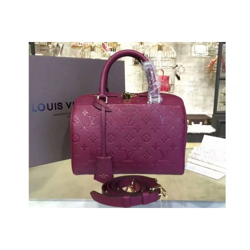 Louis Vuitton M42401 Speedy Bandoulière 25 Bag in Monogram Empreinte Leather