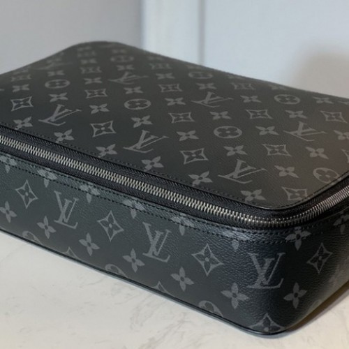 Louis Vuitton M43690 Packing Cube GM in Monogram Eclipse Canvas