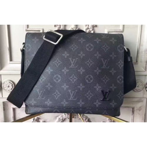 Louis Vuitton M44000 District PM Bag in Monogram Eclipse Canvas