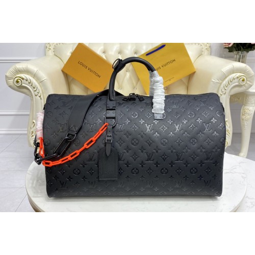 Louis Vuitton M44470 Keepall Bandoulière 50 bag in Monogram Empreinte leather