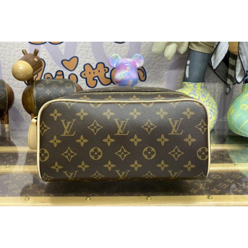 Louis Vuitton M44494 Dopp Kit Toilet Pouch in Monogram coated canvas