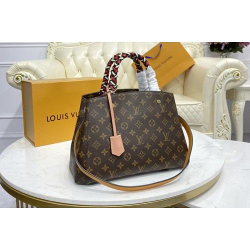 Louis Vuitton M45310 Montaigne MM handbag in Monogram coated canvas