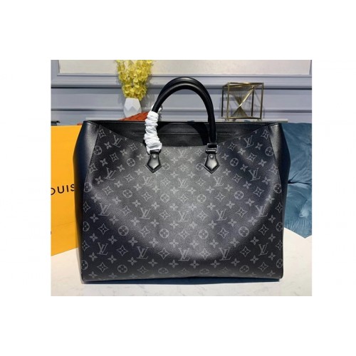 Louis Vuitton M44733 Grand Sac New tote bags Monogram Eclipse canvas