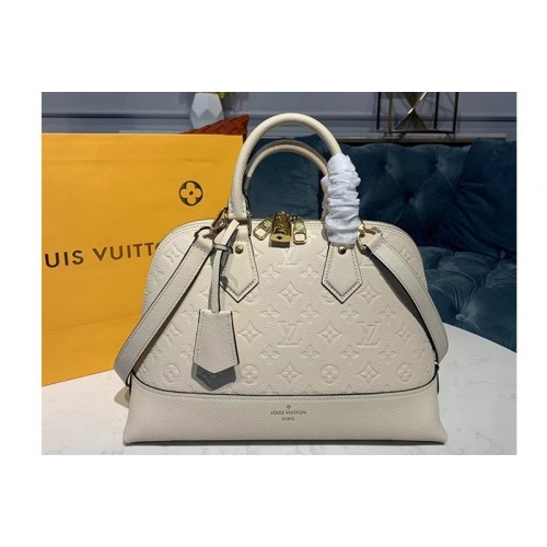 Louis Vuitton M44832 Alma PM handbags Beige Taurillon leather