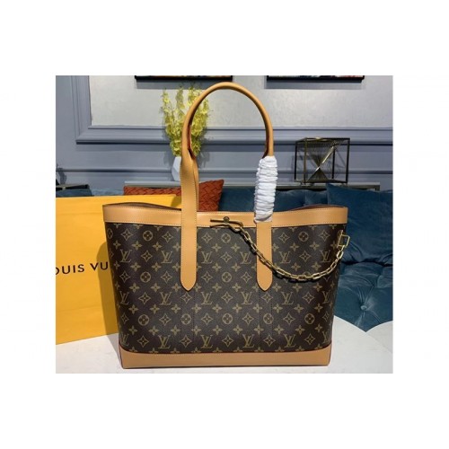 Louis Vuitton M44878 Cabas Voyage tote Bags Monogram canvas With natural leather