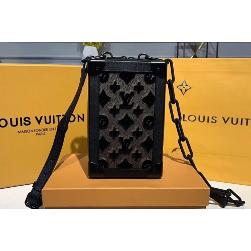 Louis Vuitton M45044 Mini Soft Trunk Bags Monogram Canvas and Black velvet