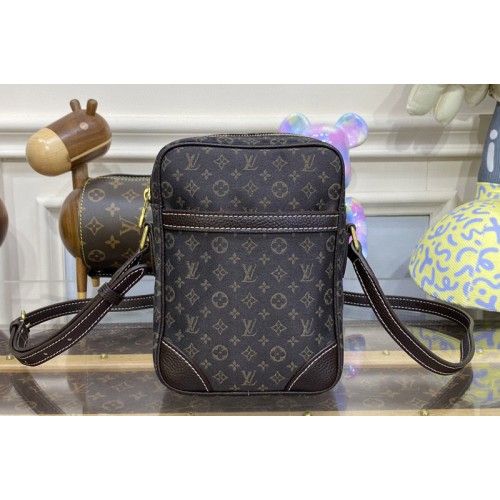 Louis Vuitton M45266 Danube Bag in Brown Monogram Denim Canvas