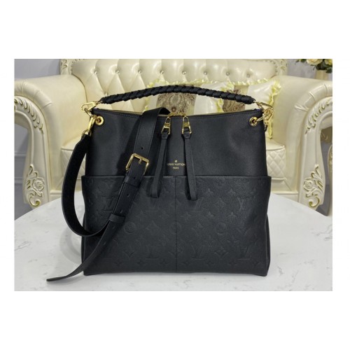 Louis Vuitton M45522 Maida Hobo Bag in Black Monogram Empreinte Leather