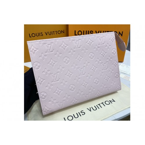 Louis Vuitton M45666 Poche Toilette 26 in Pink Monogram Empreinte leather