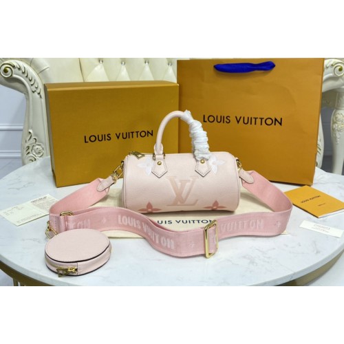 Louis Vuitton M46031 Papillon BB bag in Pink Monogram Empreinte leather
