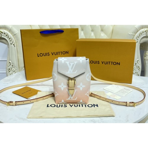 Louis Vuitton M45764 Tiny Backpack in Mist Gray Monogram canvas