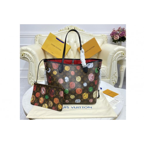 Louis Vuitton M45923 Neverfull MM tote Bag in Monogram Cameo printed canvas