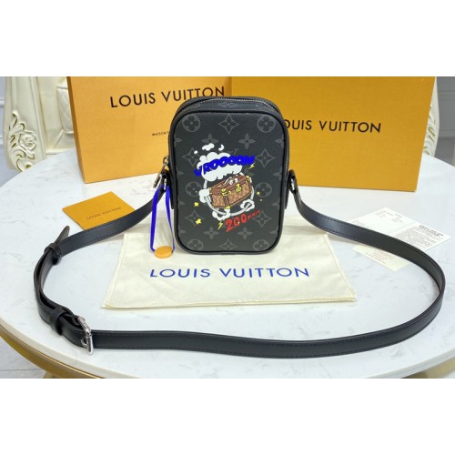 Louis Vuitton M45928 Danube PPM Bag in Monogram Eclipse Canvas