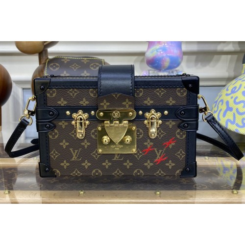 Louis Vuitton M45943 Petite Malle handbag in Monogram canvas
