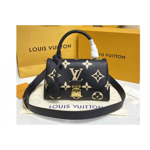 Louis Vuitton M45978 Madeleine BB handbag in Black Monogram Empreinte leather