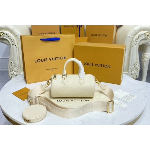 Louis Vuitton M46031 Papillon BB bag in Beige Monogram Empreinte leather