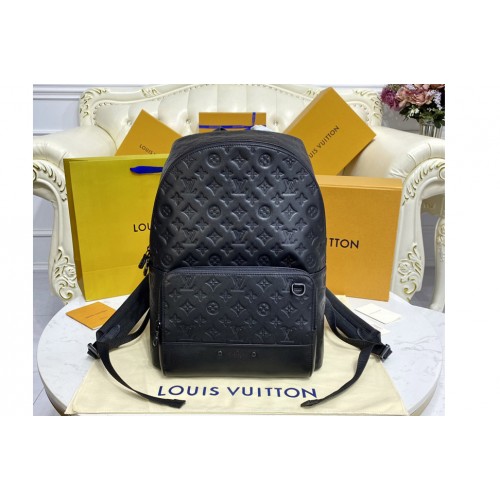 Louis Vuitton M46109 Racer backpack in Black Monogram Shadow leather