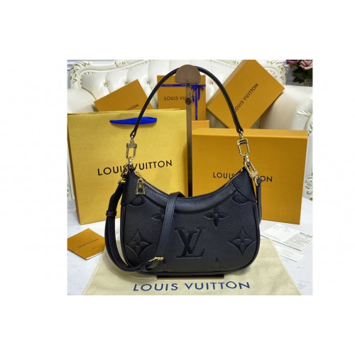 Louis Vuitton M46002 Bagatelle BB bag in Black Monogram Empreinte leather