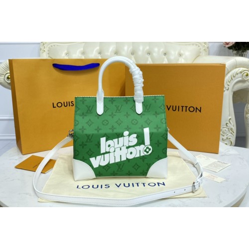 Louis Vuitton M46113 Carry It bag in Green Monogram Reverse