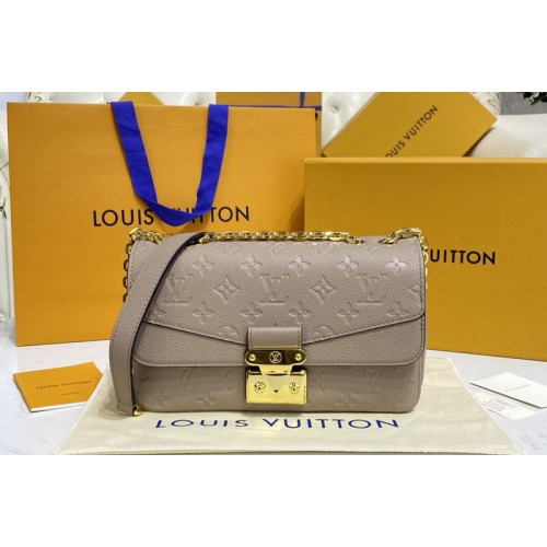 Louis Vuitton M46127 Marceau chain handbag in Beige Monogram Empreinte Leather