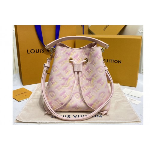 Louis Vuitton M46174 NeoNoe BB bucket bag in Pink Monogram Empreinte leather Louis Vuitton M46174 NeoNoe BB bucket bag in Pink Monogram Empreinte leather