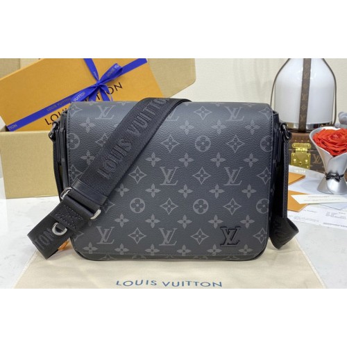 Louis Vuitton M46255 District PM Messenger Bag in Monogram Eclipse canvas
