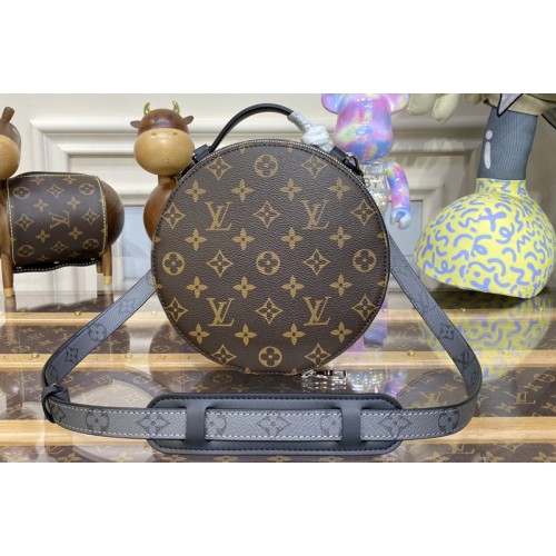 Louis Vuitton M46273 Audio Case in Monogram Macassar coated canvas