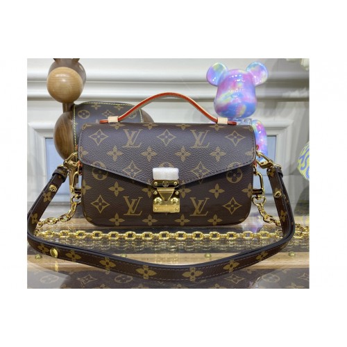 Louis Vuitton M46279 Pochette Metis East West bag in Monogram coated canvas