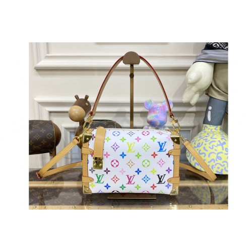 Louis Vuitton M46358 Nano Noe Bucket bag in White Monogram Multicolor