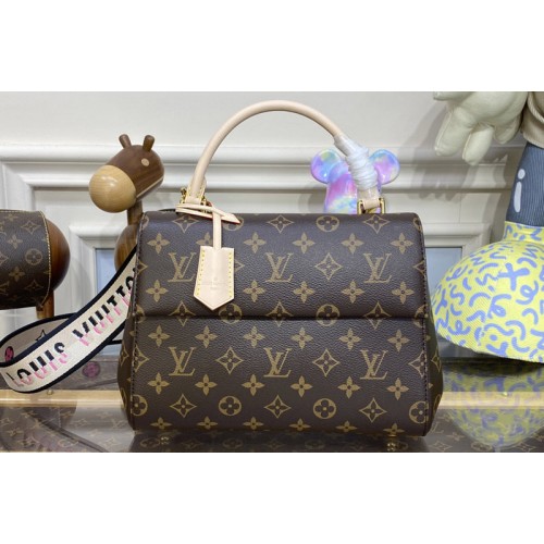 Louis Vuitton M46372 Cluny BB handbag in Monogram coated canvas