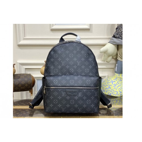 Louis Vuitton M46553 Discovery Backpack in Monogram Eclipse coated canvas