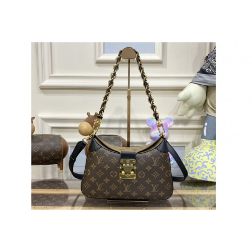Louis Vuitton M46602 Twinny Bag in Monogram and Monogram Reverse coated canvas