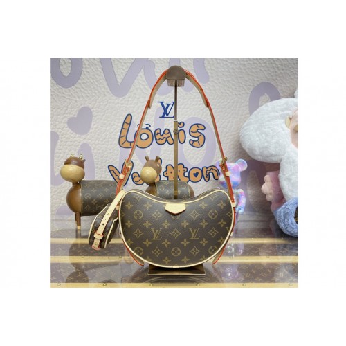 Louis Vuitton M46828 Croissant MM handbag in Monogram coated canvas