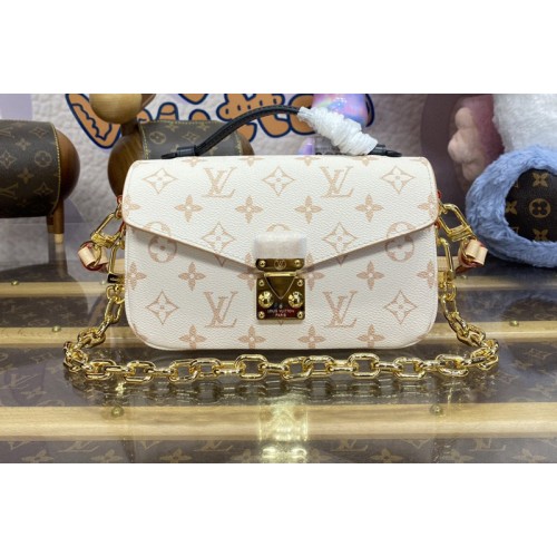 Louis Vuitton M46914 Pochette Metis East-West handbag in Monogram Dune coated canvas