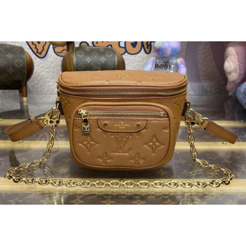 Louis Vuitton M12753 Mini Bumbag in Cognac Brown Embossed grained cowhide leather