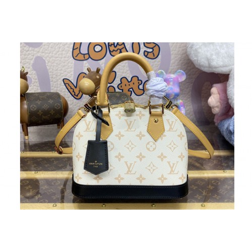 Louis Vuitton M46922 Alma BB Bag in Beige Monogram Canvas