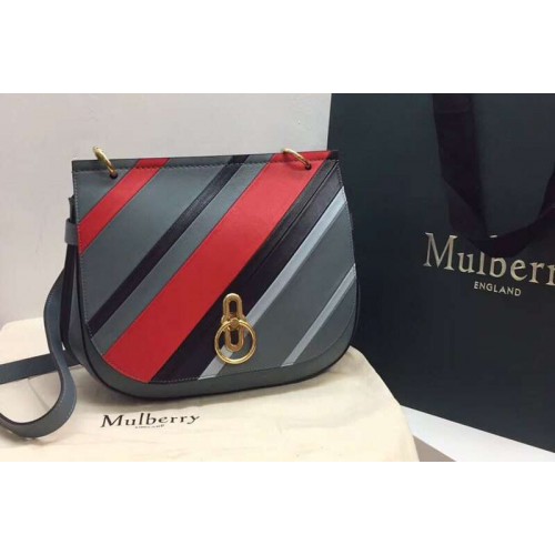 Mulberry Amberley Satchel Medium Bags Original Leather Grey Red Black Blue