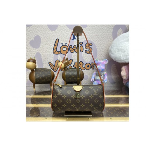 Louis Vuitton M47123 Pochette Tirette Bag in Monogram canvas
