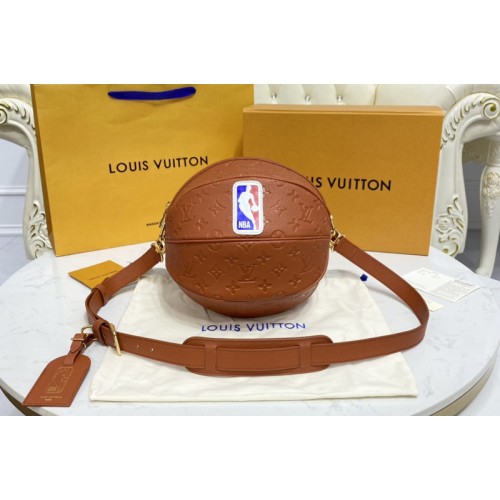 Louis Vuitton M57974 Ball in Basket bag in Brown Ball Grain leather