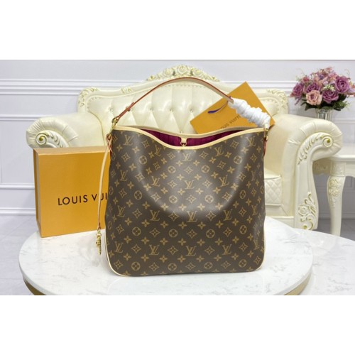 Louis Vuitton M50156 Delightful MM Bag in Monogram coated canvas