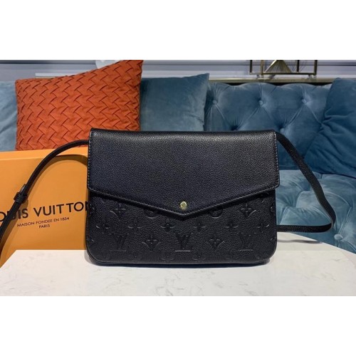 Louis Vuitton M50185 Twinset Bags Black Taurillon leather
